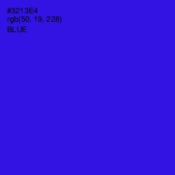 #3213E4 - Blue Color Image