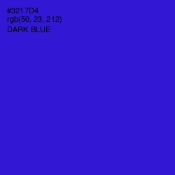 #3217D4 - Dark Blue Color Image