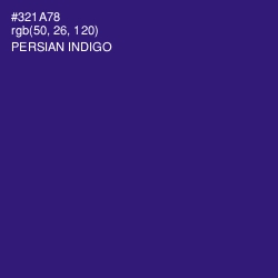 #321A78 - Persian Indigo Color Image