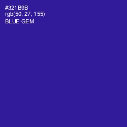 #321B9B - Blue Gem Color Image