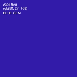 #321BA8 - Blue Gem Color Image