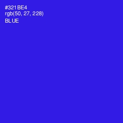 #321BE4 - Blue Color Image