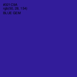 #321C9A - Blue Gem Color Image