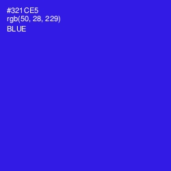 #321CE5 - Blue Color Image