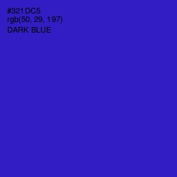 #321DC5 - Dark Blue Color Image