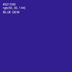 #321E90 - Blue Gem Color Image