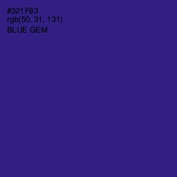 #321F83 - Blue Gem Color Image