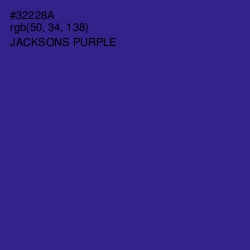 #32228A - Jacksons Purple Color Image