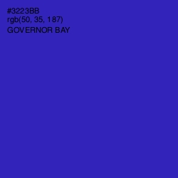 #3223BB - Governor Bay Color Image