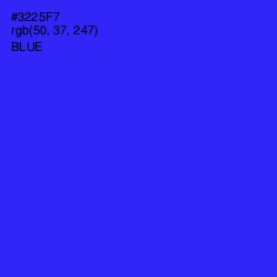 #3225F7 - Blue Color Image