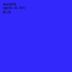 #3228FB - Blue Color Image