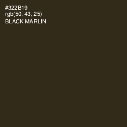 #322B19 - Black Marlin Color Image