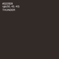 #322B28 - Thunder Color Image