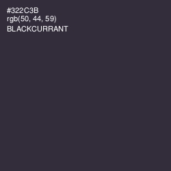 #322C3B - Blackcurrant Color Image