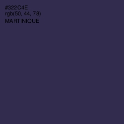 #322C4E - Martinique Color Image