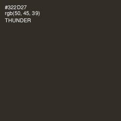 #322D27 - Thunder Color Image