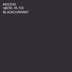 #322D35 - Blackcurrant Color Image