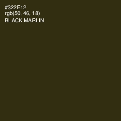 #322E12 - Black Marlin Color Image