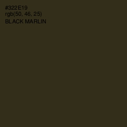 #322E19 - Black Marlin Color Image