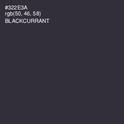 #322E3A - Blackcurrant Color Image