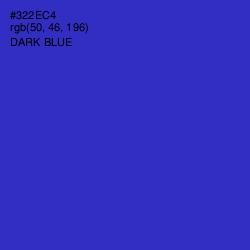 #322EC4 - Dark Blue Color Image