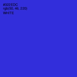 #322EDC - Dark Blue Color Image