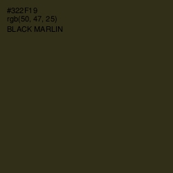 #322F19 - Black Marlin Color Image