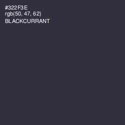 #322F3E - Blackcurrant Color Image