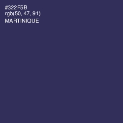 #322F5B - Martinique Color Image
