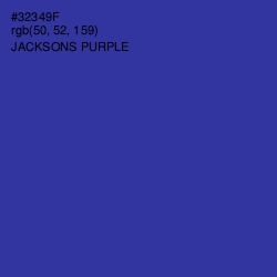 #32349F - Jacksons Purple Color Image