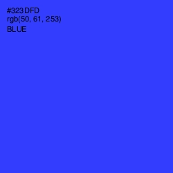 #323DFD - Blue Color Image