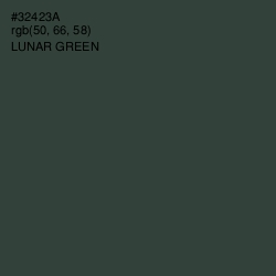 #32423A - Lunar Green Color Image