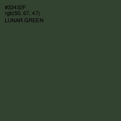 #32432F - Lunar Green Color Image