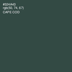 #324A43 - Cape Cod Color Image