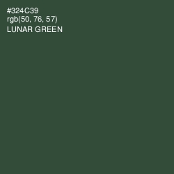 #324C39 - Lunar Green Color Image
