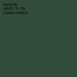 #324C3B - Lunar Green Color Image