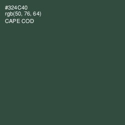 #324C40 - Cape Cod Color Image