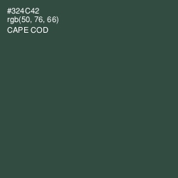 #324C42 - Cape Cod Color Image