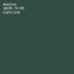 #324C44 - Cape Cod Color Image