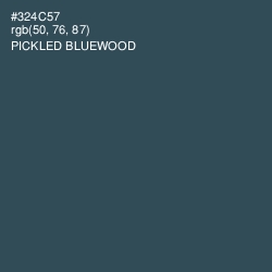 #324C57 - Pickled Bluewood Color Image