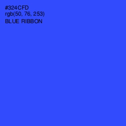 #324CFD - Blue Ribbon Color Image