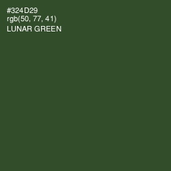 #324D29 - Lunar Green Color Image