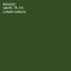 #324E22 - Lunar Green Color Image