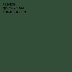 #324E38 - Lunar Green Color Image