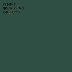 #324F43 - Cape Cod Color Image