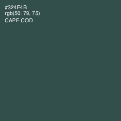 #324F4B - Cape Cod Color Image