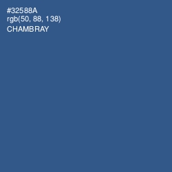 #32588A - Chambray Color Image