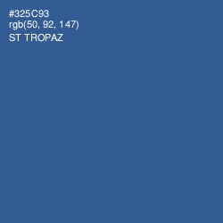 #325C93 - St Tropaz Color Image