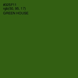 #325F11 - Green House Color Image