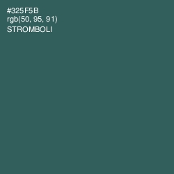 #325F5B - Stromboli Color Image